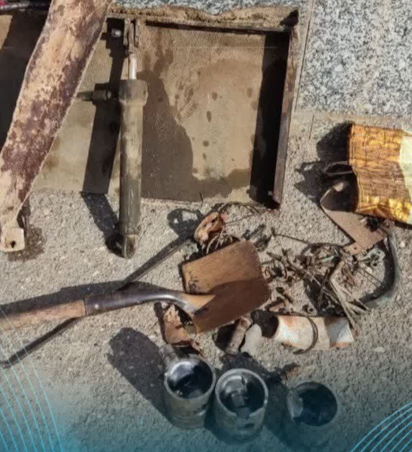 ضربه پلیس شیروان به سارق ادوات راهسازی