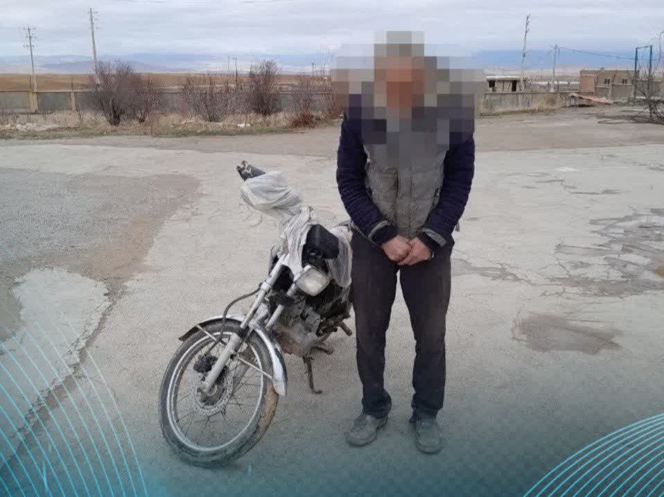 موتورسیکلت سرقتی در ورگ شیروان کشف شد
